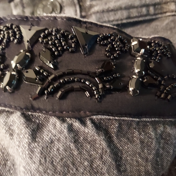 Chicos Demin Black Womens Jacket - Picture 9 of 9